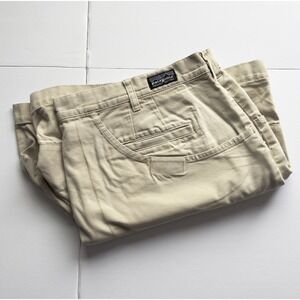 VTG Patagonia Shorts Mens Size 40 Stand Up Canvas Beige Organic Cotton Hike 6"